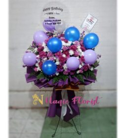 standing flower kostum balon