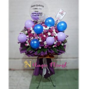 standing flower kostum balon