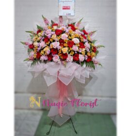 standing flower kostum wrapping