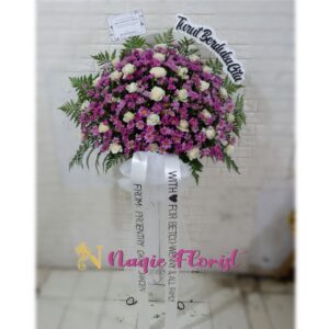 standing flower purple